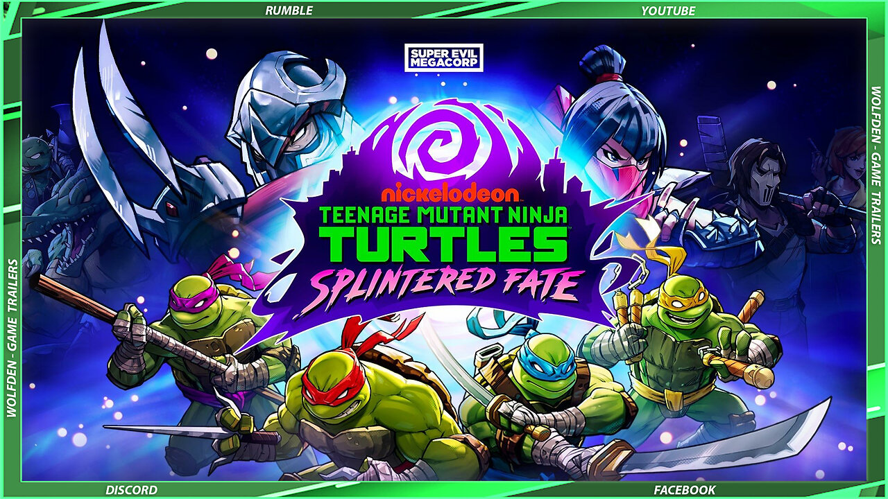 【 Teenage Mutant Ninja Turtles: Splintered Fate 】➞【 Official PlayStation Launch Trailer 】➞【 2025 】
