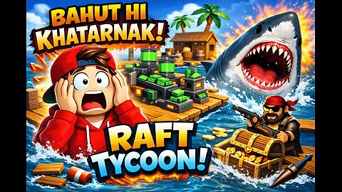 Roblox Raft Tycoon 😱 | Zero Se Millionaire Ban Gaya! (Insane Growth)