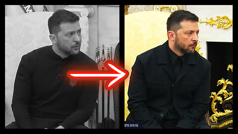 Zelensky Wears A Suit During Meeting With Trump...
			