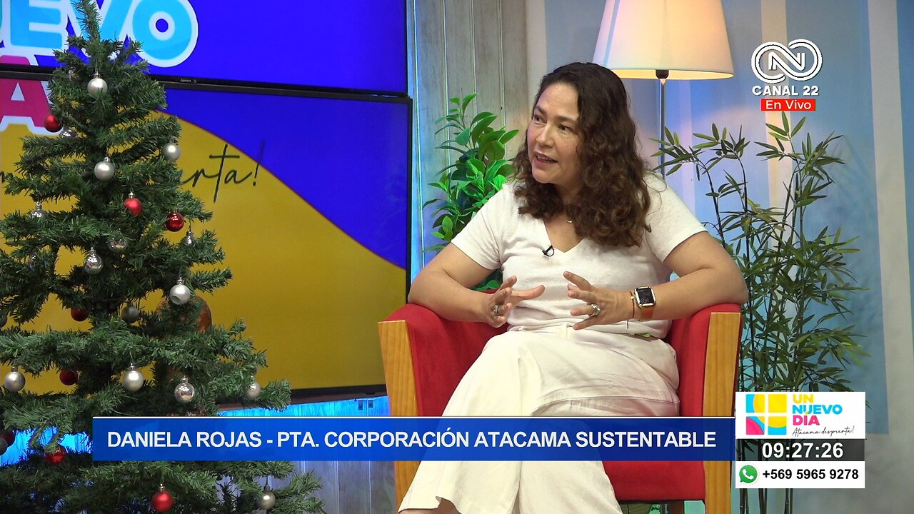 Daniela Rojas Presidenta de la Corporación Atacama Sustentable