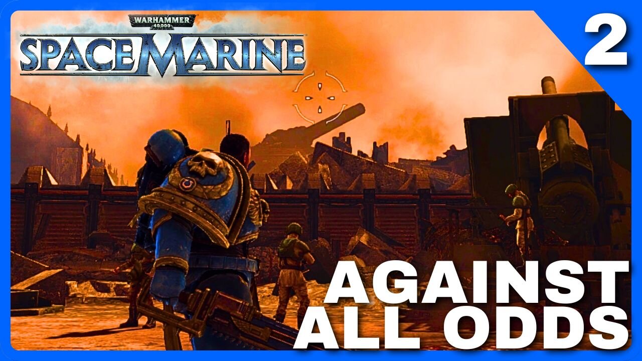 ASSAULT on the Ork Gun Fortress! | Warhammer 40k Space Marine
