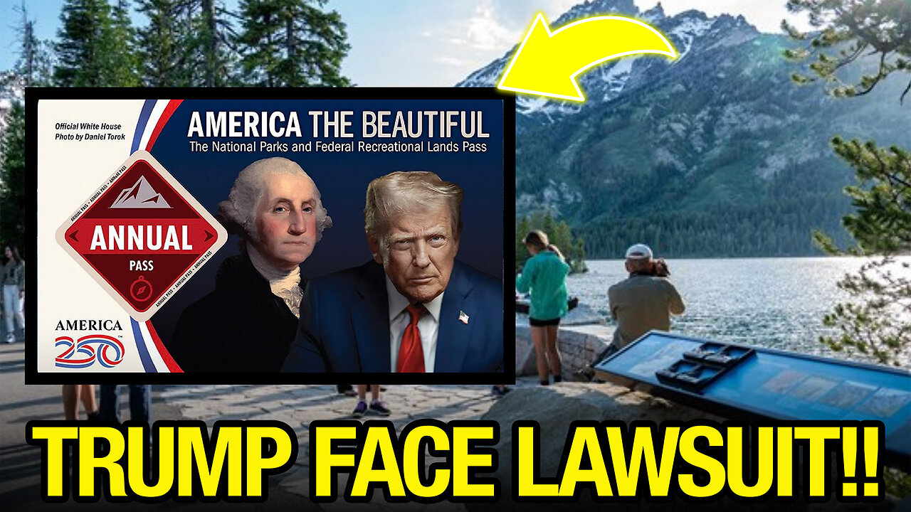 Angry Libs RAGE over Trump's Face on Park Passes!!