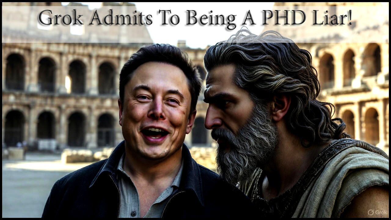 Ep 5 Grok Admits It Is A Liar And Elon Musk Knows About It & Won't Fix it!