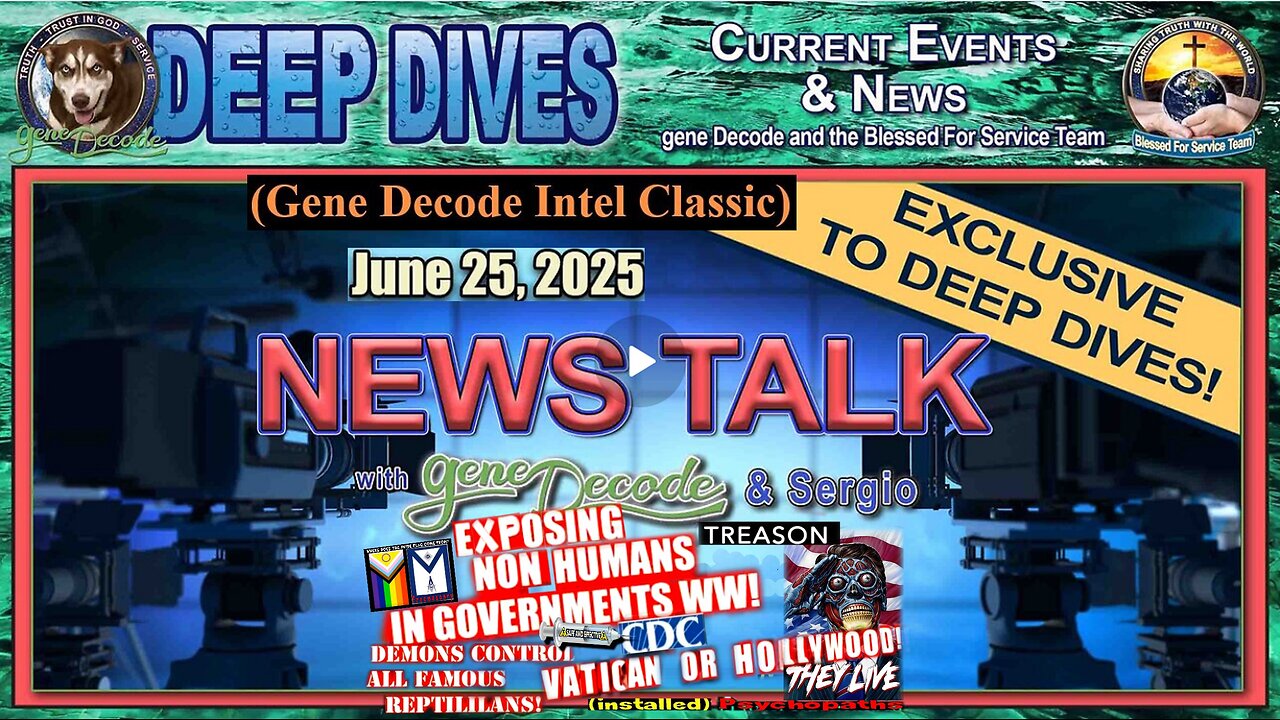 2025-06-25: News Talk with Gene Decode & Sergio (Bi-Weekly) - Palantir Part 2