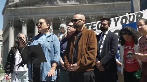 Clashes at Anti-ICE protest after Mayor Baraka Arrest - Foley Square NYC