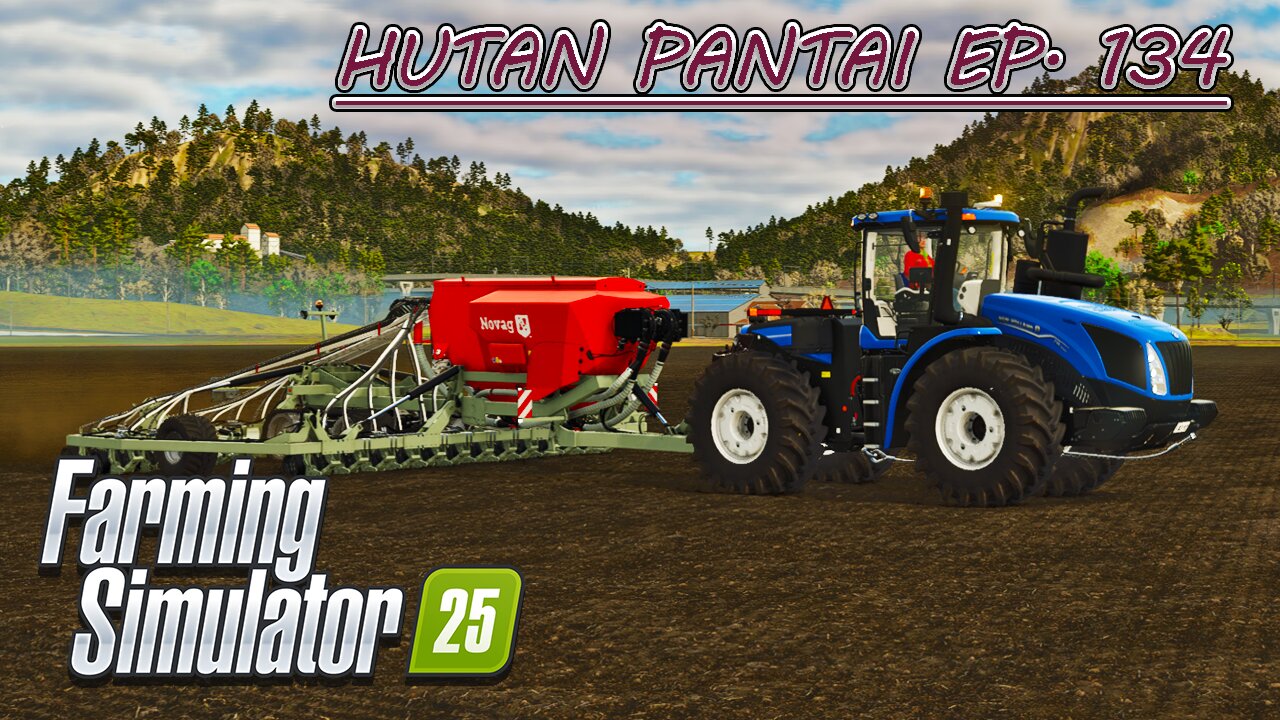 Selling Bread & Oil. Sowing Oats in a Severe Hailstorm. |4k| HUTAN PANTAI EP 134 | Farming Simulator 25