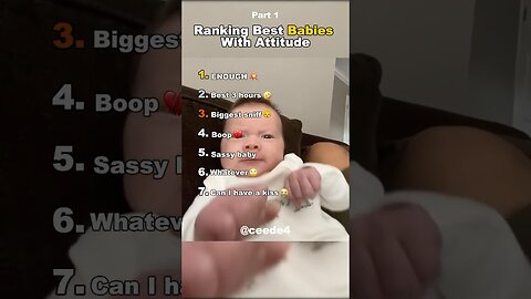 Ranking Best Babies With Attitude