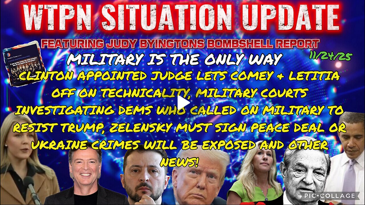 SHituation UPDate - 11/24/25 [MILITARY is the ONLY WAY!!]