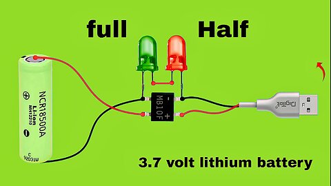How to make 3.7 Volt Battery Charger Circuit Lithium - ion battery charger Use Mb10f rectifier