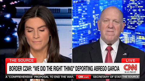 Tom Homan Cooks Fake News CNN's Kaitlan Collins On Kilmar Abrego Garcia