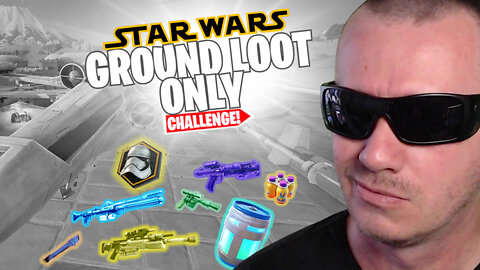 The STAR WARS GROUND LOOT ONLY Fortnite Challenge
