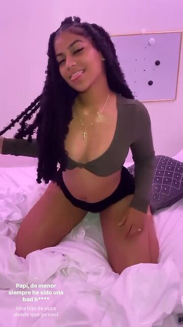 Gianna is on your bed. What you doing next?