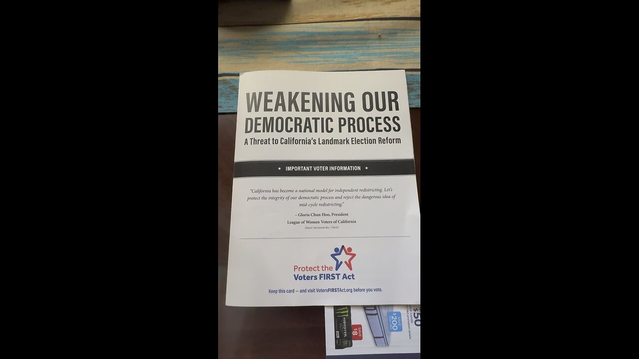 Redistricting California Pamphlet