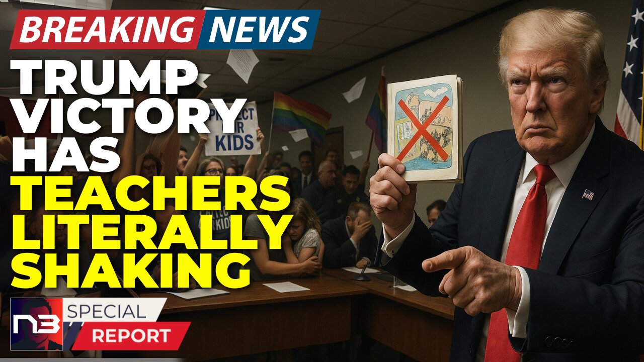 🚨BREAKING: Trump Just Saved Your Kids From What Teachers Were Forcing Them to Read OMG