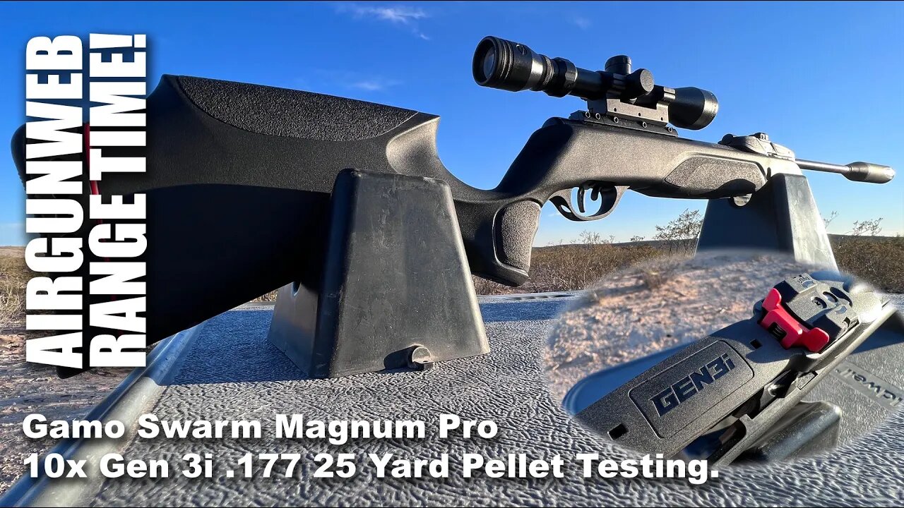 Gamo Swarm Magnum Pro 10x Gen 3i .177 Pellet Testing at 25 Yards - This should be a lot of fun!