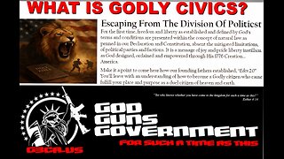 G3CA.US Presents: WHAT IS GODLY CIVICS? (10 Dec 2025 - Part 1)