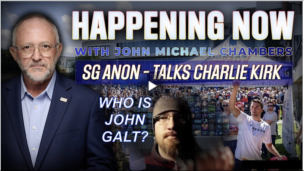 JMC W/ Unanswered Questions | SG Anon Analyzes the Charlie Kirk Assassination. WHO IS JOHN GALT?
