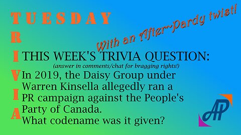 Trivia Tuesday After~Pardy - 25/05/06