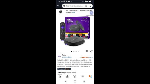 Roku Ultra 2024 Rechargeable Voice Remote