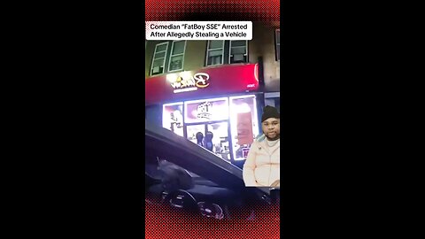 Comedian FatBoy SSE Arrested for Allegedly Stealing Vehicle #usnews #cops #police #fatboysse