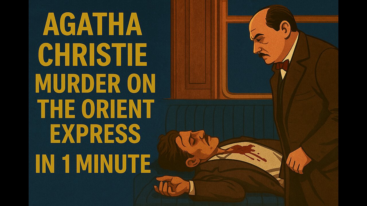 Murder on the Orient Express in 1 Minute | Mystery, Justice, and the Perfect Crime