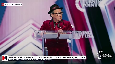 Rob Schneider roasts Candace Owens and Nick Fuentes at America Fest (Turning Point USA)