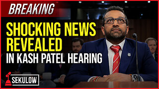 BREAKING: Shocking News Revealed in Kash Patel Hearing
