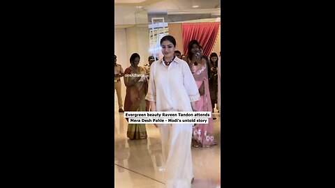 Evergreen beauty Raveen Tandon attends Mera Desh Pahle - Modi's untold story #RaveenaTandon
