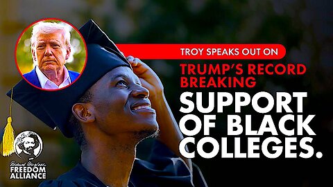 Troy Rolling || Speaks Out On Trumps Record Breaking Support Of Black Colleges !!