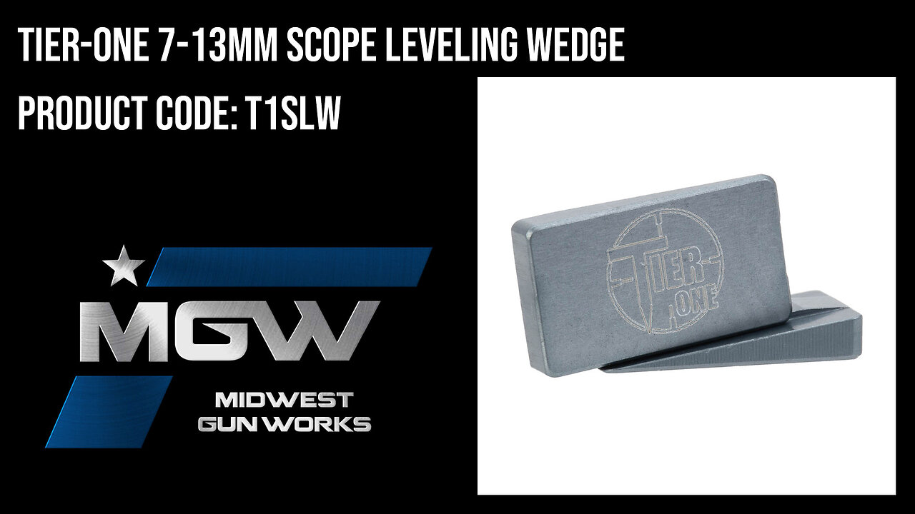 Tier-One 7-13MM Scope Leveling Wedge - T1SLW
