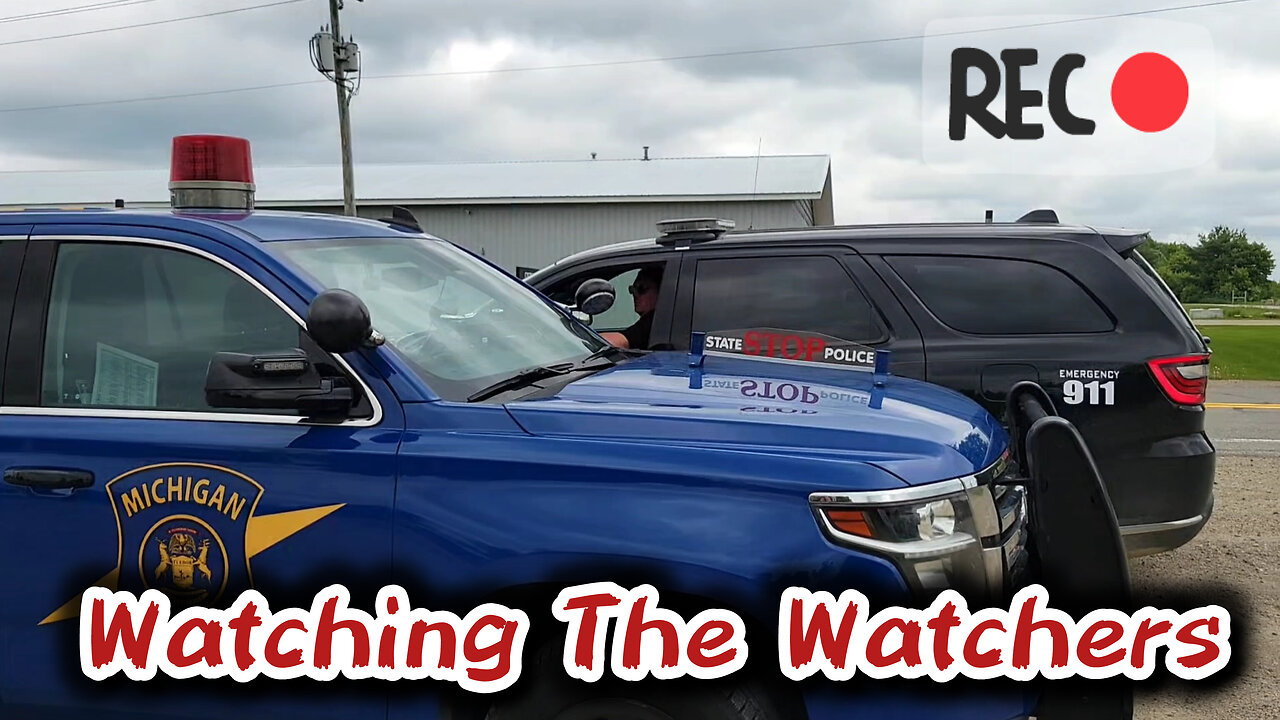 Braking Up A Pig Pile, Cops Looking For Someone To Pull Over #cops #police #copwatch #audit #irl #1a