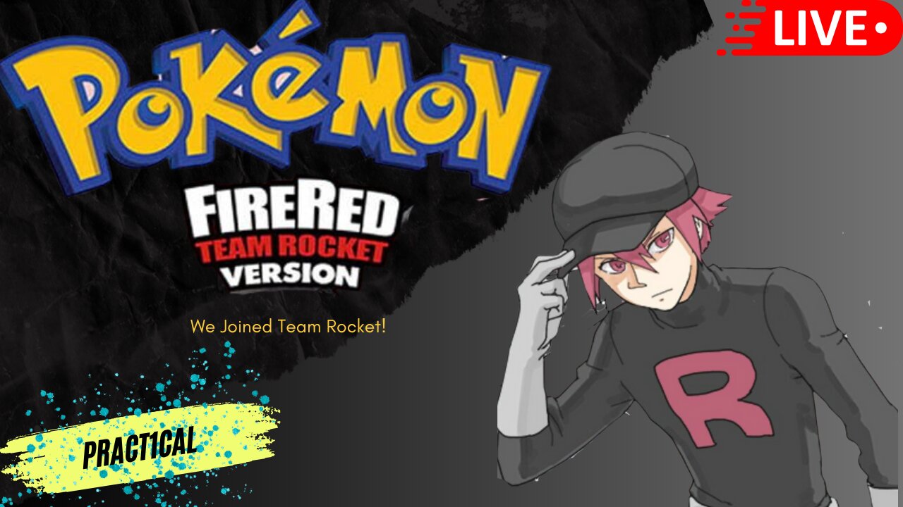 🟢 LIVE: We joined Team Rocket - Pokemon FireRed Team Rocket Edition! - Rumble Studio 🟢