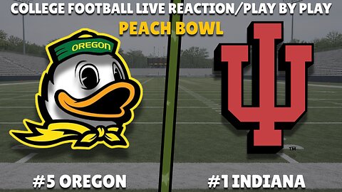 CFB | Oregon Ducks vs Indiana Hoosiers 🏈 Live Reaction & Play-by-Play | CFB