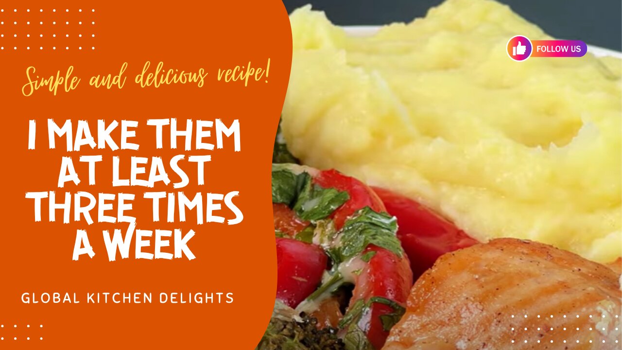 They're so delicious, I make them at least three times a week! Simple and delicious recipe!