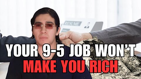 A 9-5 job will never make you rich. #wealth #finance #money #reels #shorts