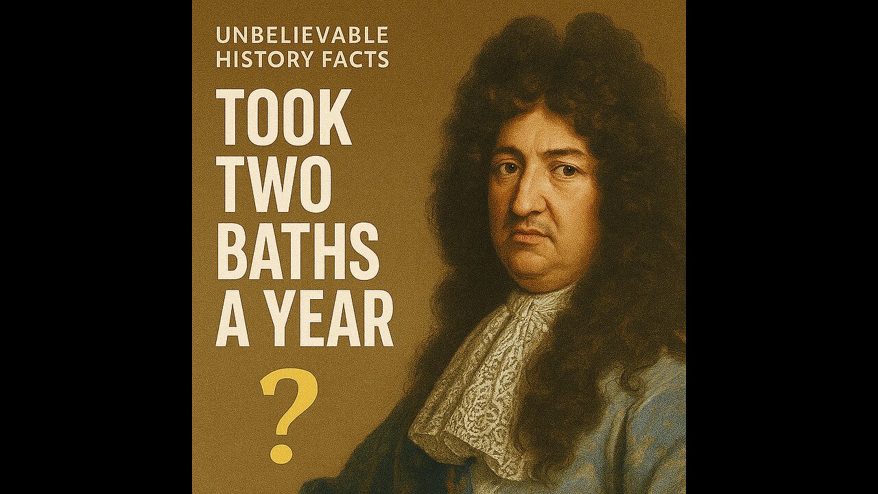 Louis XIV Only Bathed Twice a Year