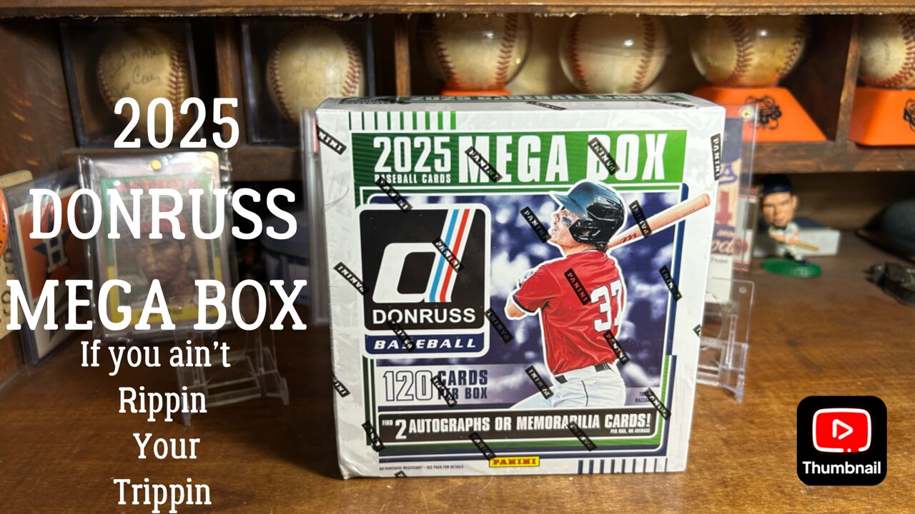 2025 #donruss #baseballcards Mega Box #packopening #newrelease