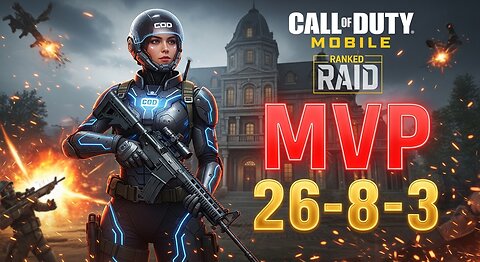 COD Mobile Ranked Hardpoint MVP on Raid | 26-8-3 KDA Domination 🔥