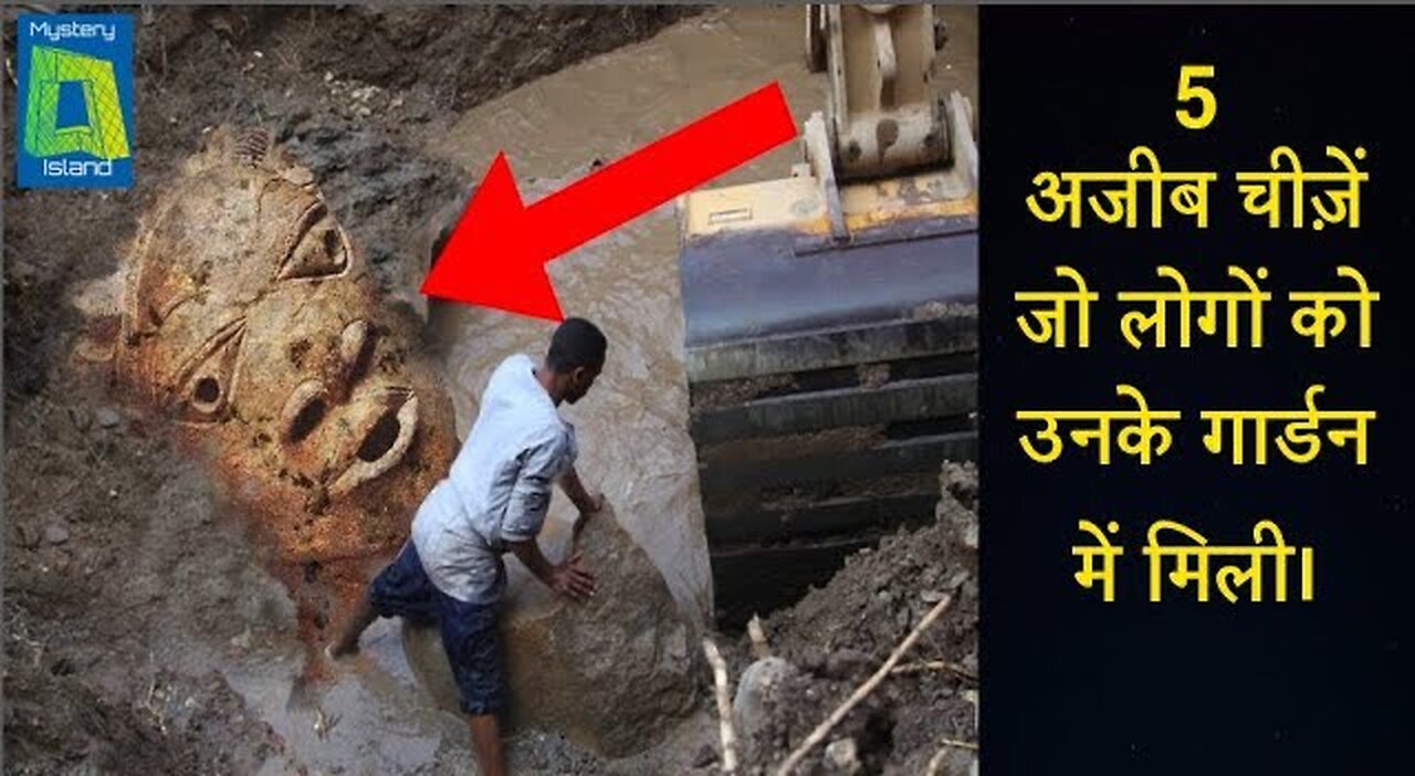 5 अजीब चीज़ें जो लोगोंको उनके घर के गार्डन में मिली।5 Weird Discoveries Found In The Garden Hindi