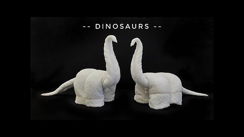 Towel Dinosaurs - Towel animals