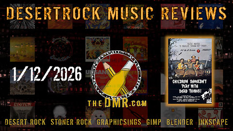 DMR LIVE - 1/12/2026 - Desert Rock & Adjacent Cool Tunes + Graphicsing