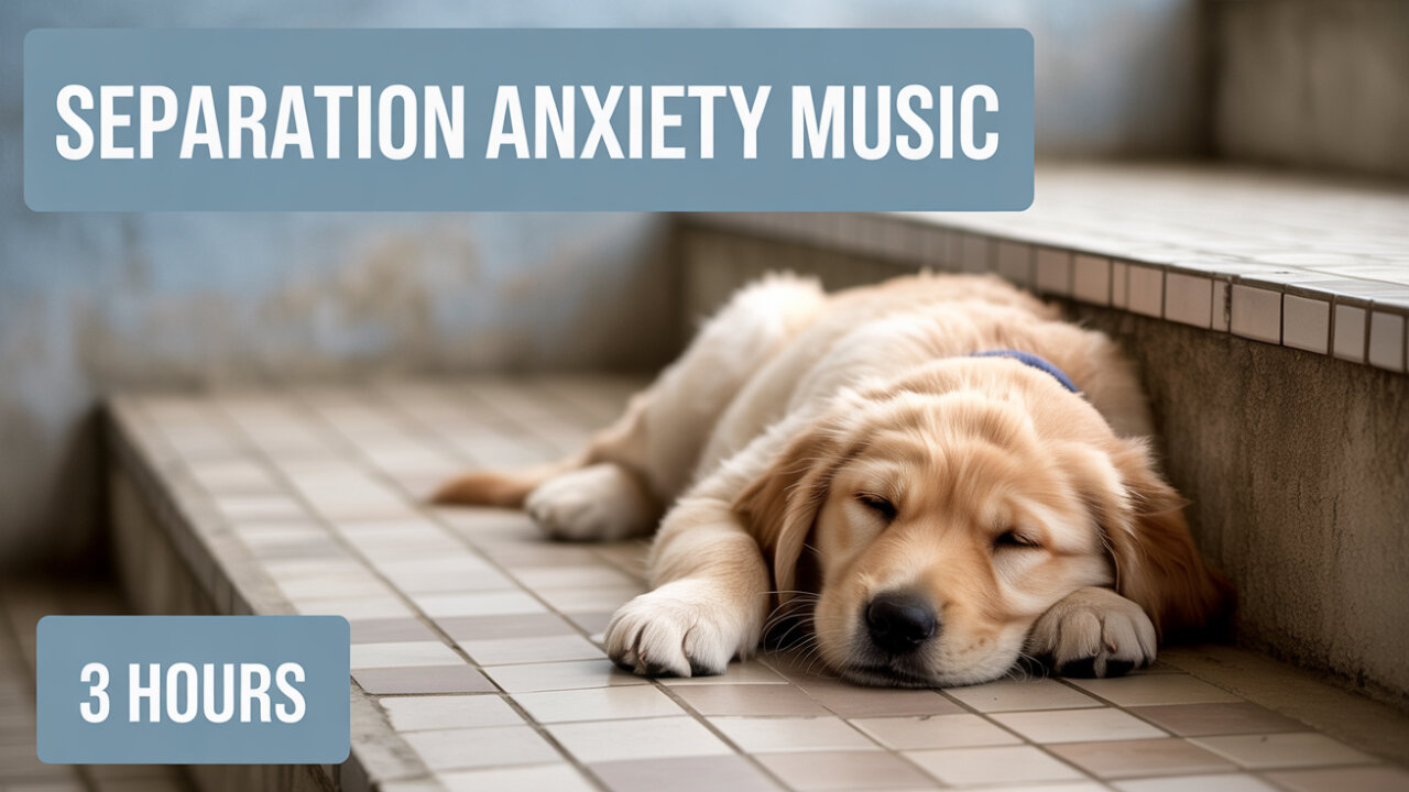 3 Hours of Calming Dog Music: Piano for Anxiety, Sleep, and Stress