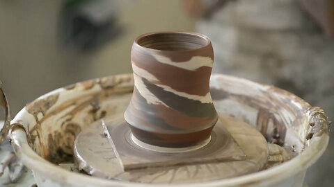 Swirlware Pottery! 5 different methods to make Agateware
