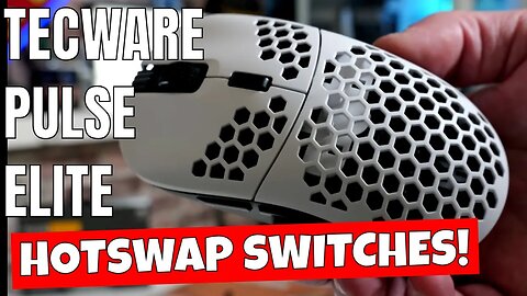 Amazing Tecware Pulse ELITE Wireless HOTSWAP Micro Switch Gaming Mouse