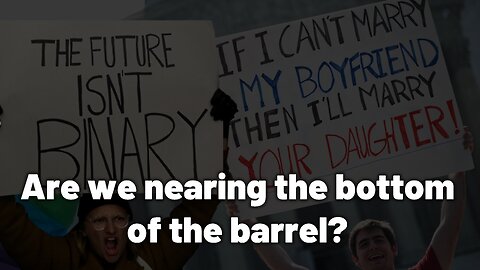 Are we nearing the bottom of the barrel?
