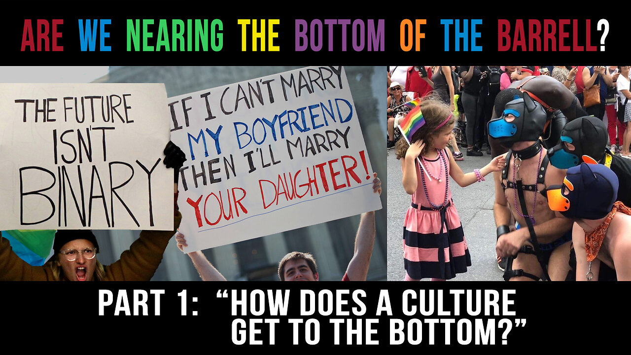 How does a culture get to the bottom? (Part 1)