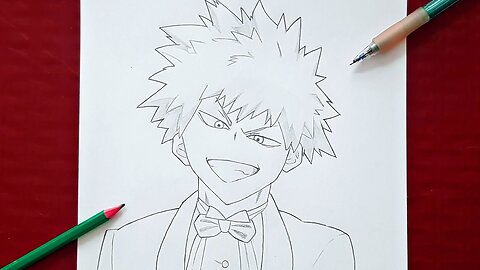 How To Draw Katsuki Bakugo ｜ My Hero Academia ｜ Step By Step Easy ; Turorial