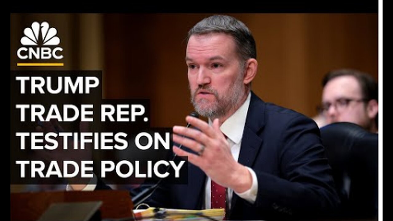 LIVE: USTR Jamieson Greer Testifies Before House Committee on Trump’s Trade Policy