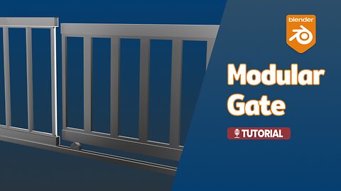 Tutorial: Creating Modular Fence Gates for Games in Blender 3D