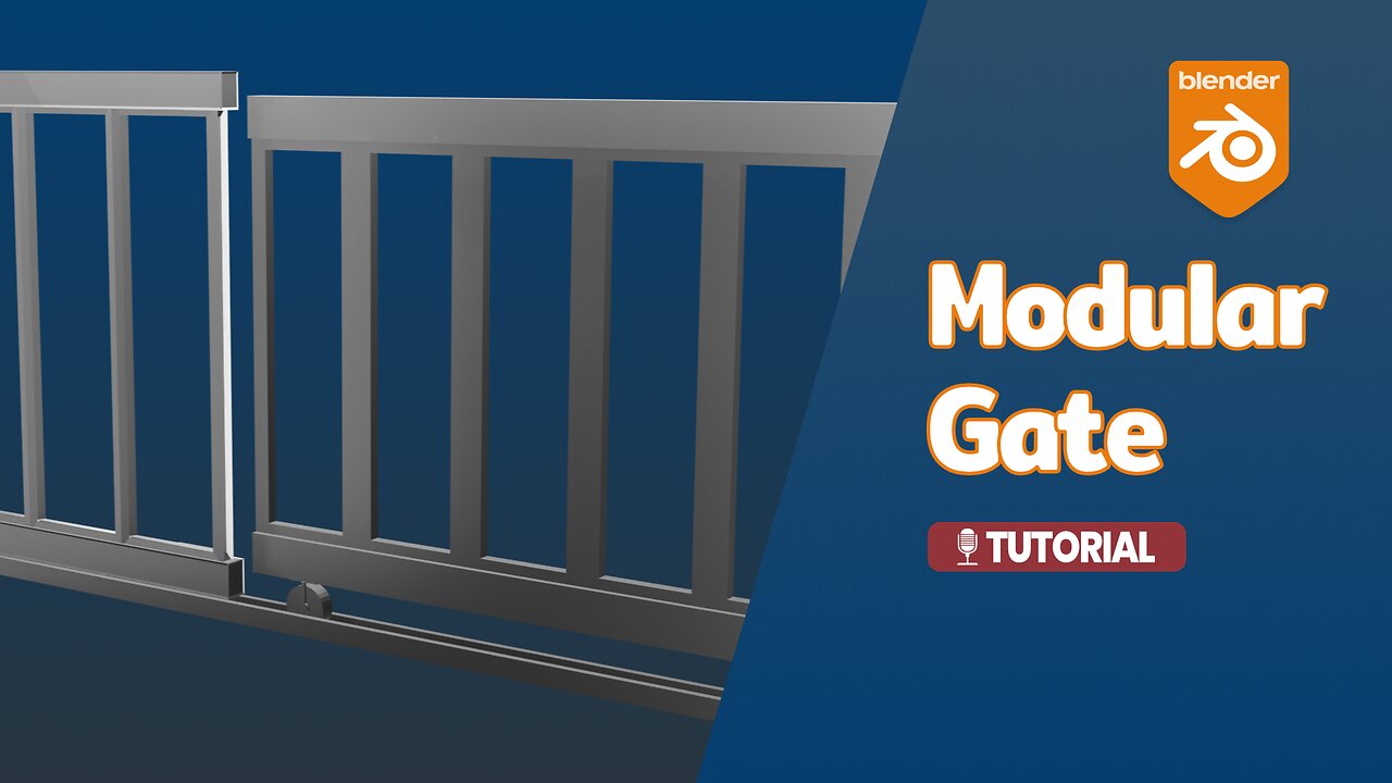 Tutorial: Creating Modular Fence Gates for Games in Blender 3D